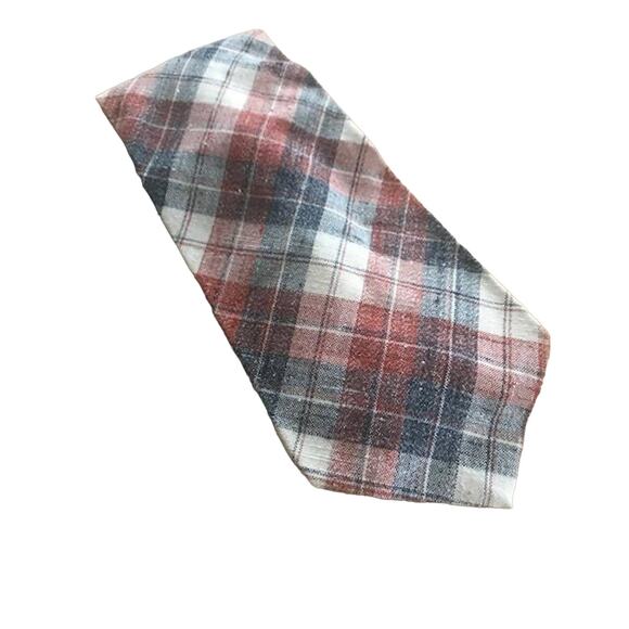 Vintage Wide Tie, Mens Red, White and Blue Tie, Del Soldato Macys Mens Store - Picture 1 of 7